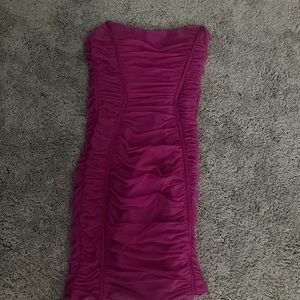 Fashion Nova strapless dress